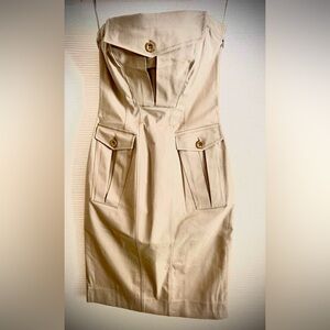 Givenchy Tan Bustier Dress